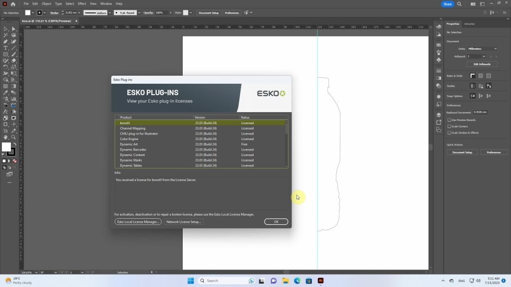 Esko-Studio-and-DeskPack-23-3-for-illustrator-CC-2023